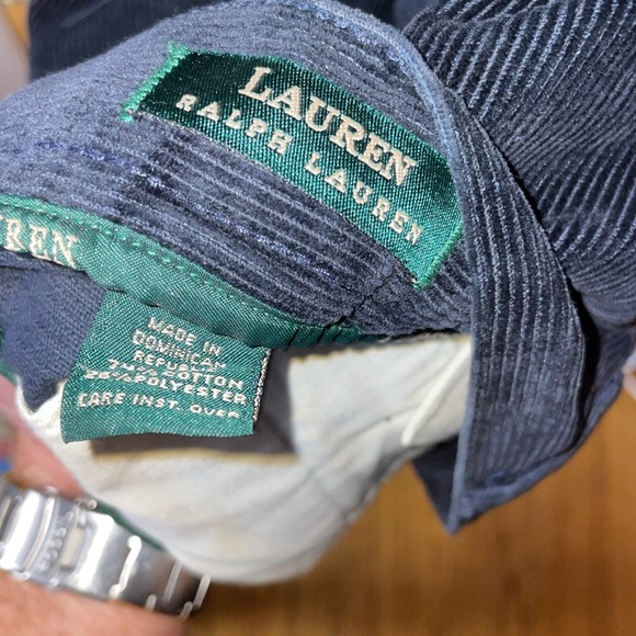 Lauren  Dark Navy Corduroy Slacks Slacks 36” waist 30” inseam. - Picture 1 of 7